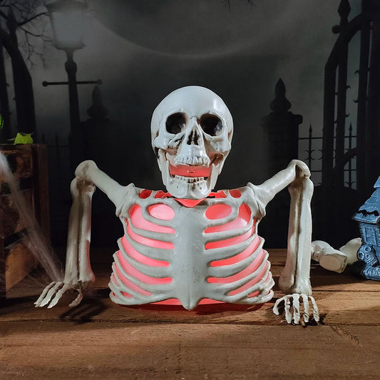Halloween Glowing Skull Skeleton