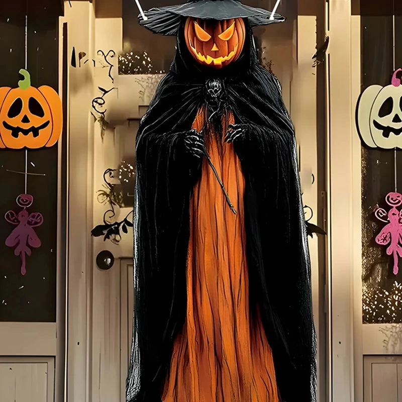 2D Halloween Horror Evil Pumpkin Man