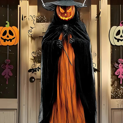 2D Halloween Horror Evil Pumpkin Man