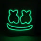 LED DJ Mask Lifelike Marshmello Mask