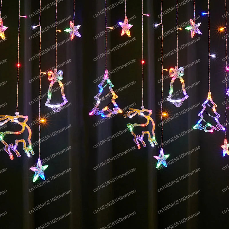 Christmas Themed LED string lights