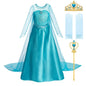Halloween Elsa Dress for Girls Children Party