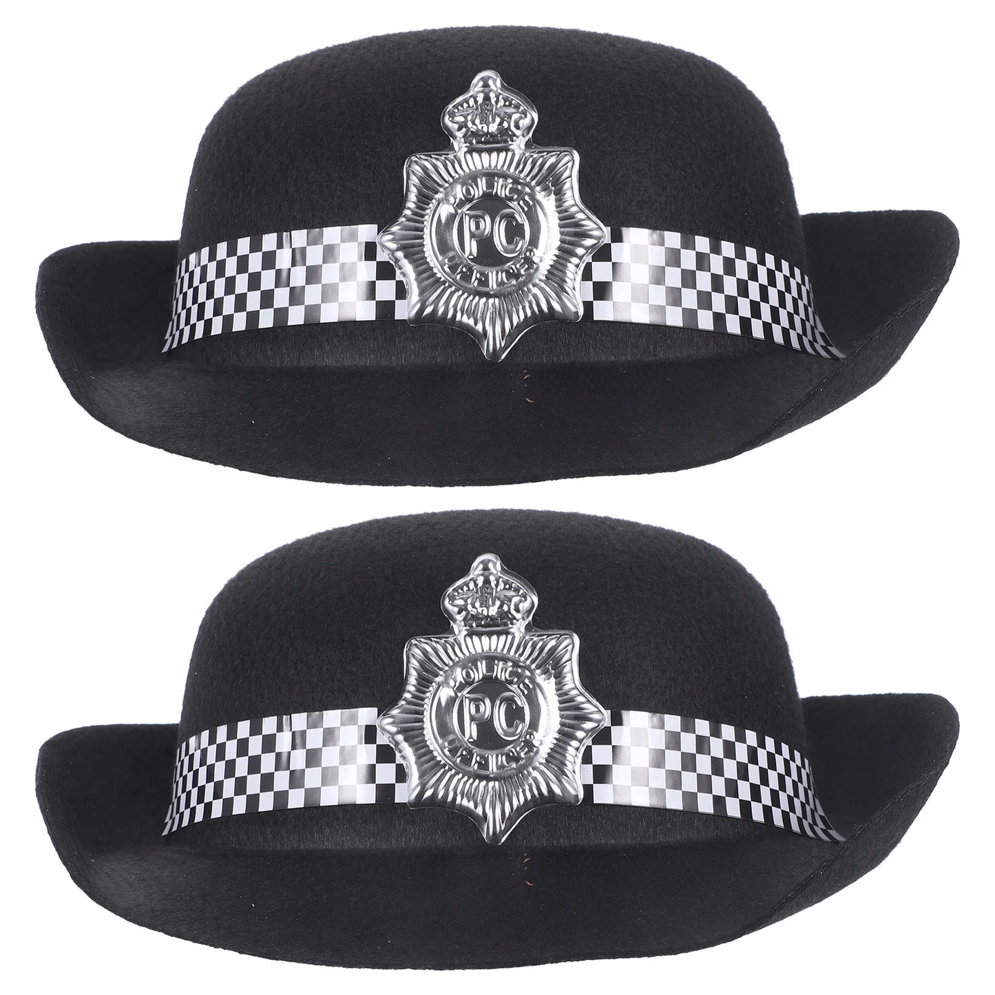 Police Cap Dress Up Hat 2 Pcs