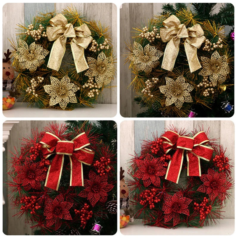 Christmas Wreath - Elegant Seasonal Decor - Decorative Wreath for Home & Holiday