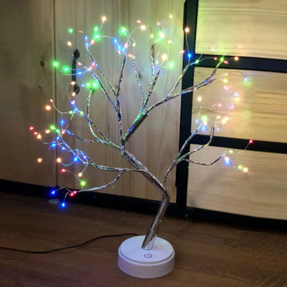 108 LED Copper Wire TabletopTree String Lights