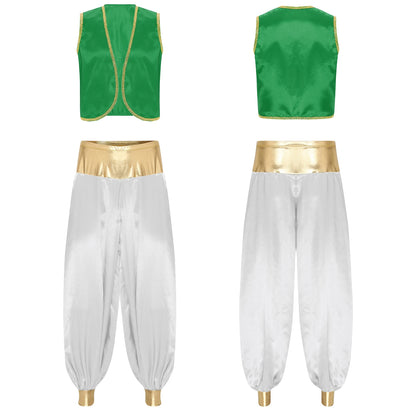 Men Arabian Prince Outfit Aladin Cosplay Costume