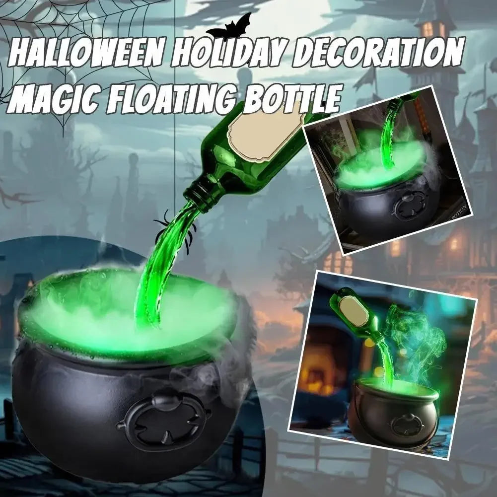 Hocus Pocus Witch Cauldron with LED Light & Fog Mist