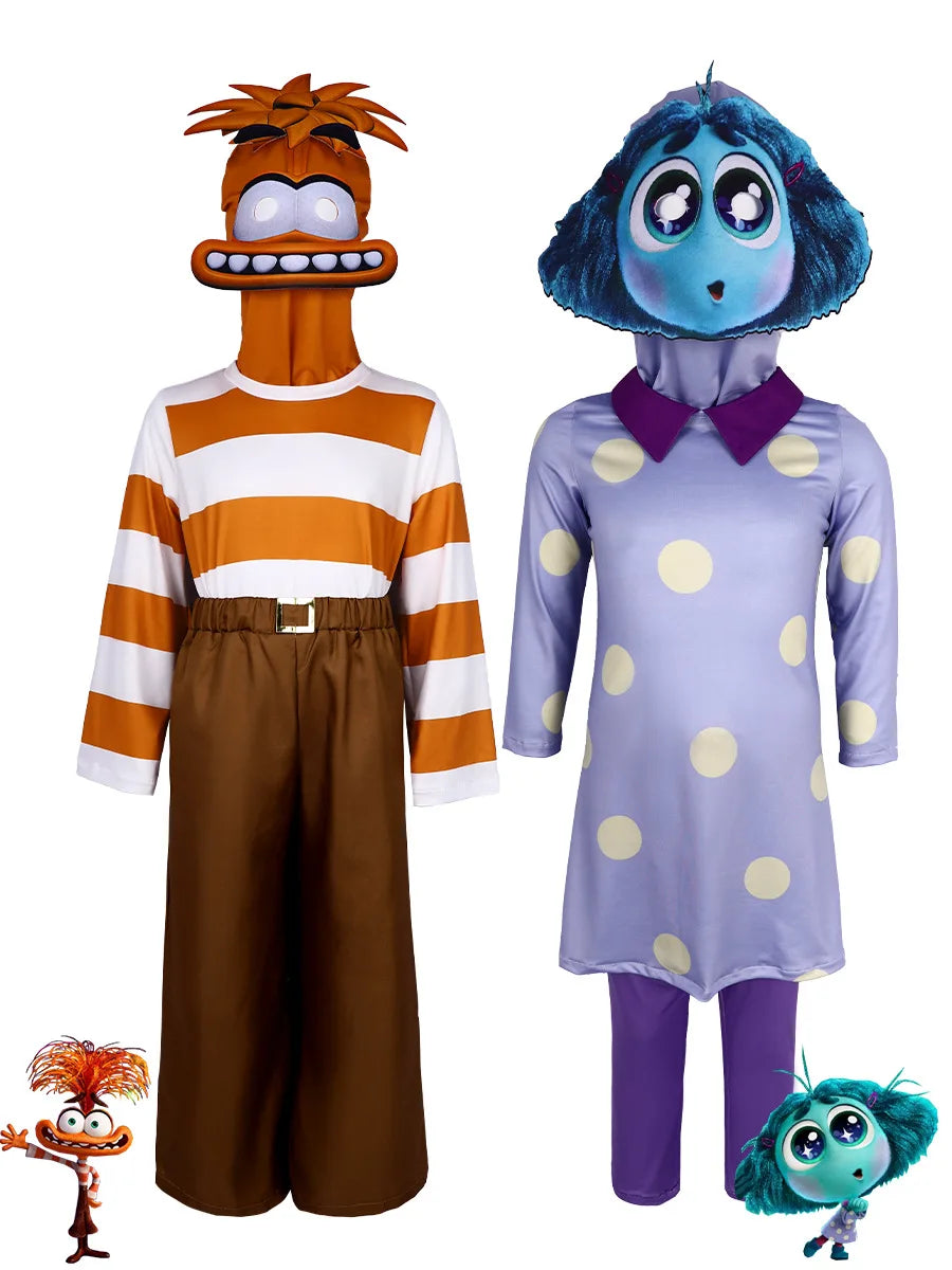 NewAnime Movie Inside Out Joy Cospaly Costume