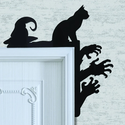 Black Cat Acrylic Corner Sign