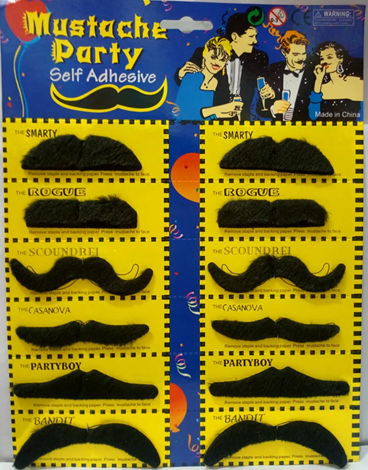Kids Adult Masquerade 12PCS Funny Fake