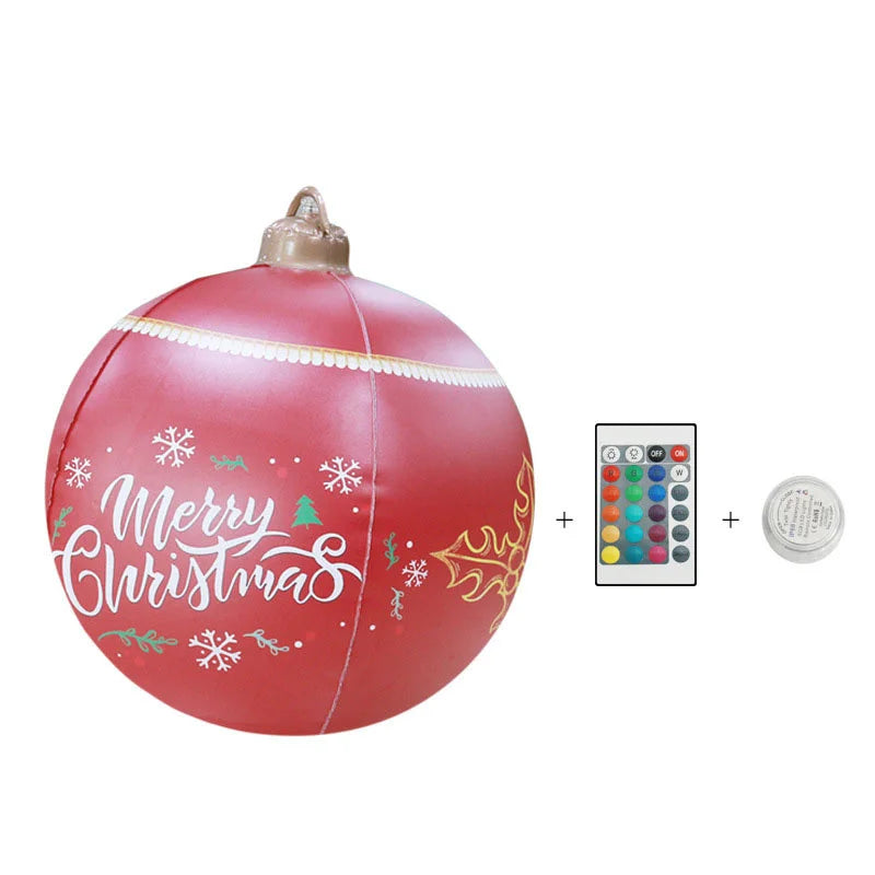 60CM Outdoor Christmas Inflatable Decorated Ball