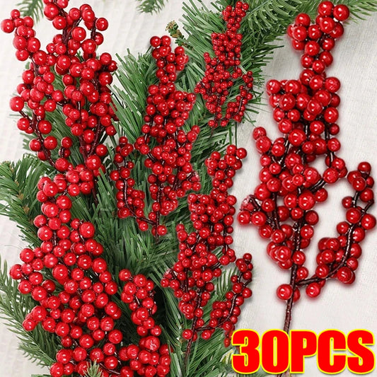 Christmas Decor - Artificial Flowers & Greenery, Gift Decor - Decorative Wreath for Home & Holiday