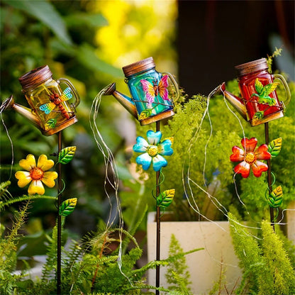 Charming Solar Watering Can LED String Lights