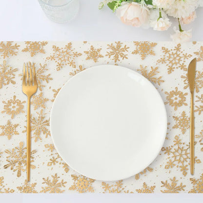 Golden Table Runner