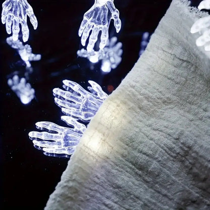 1PC 3M 20LED Halloween Spooky Skeleton Hand