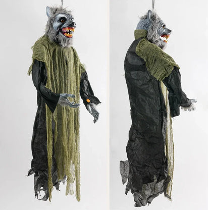1PC  Horror Skull Wolf Head Hanging Ornaments