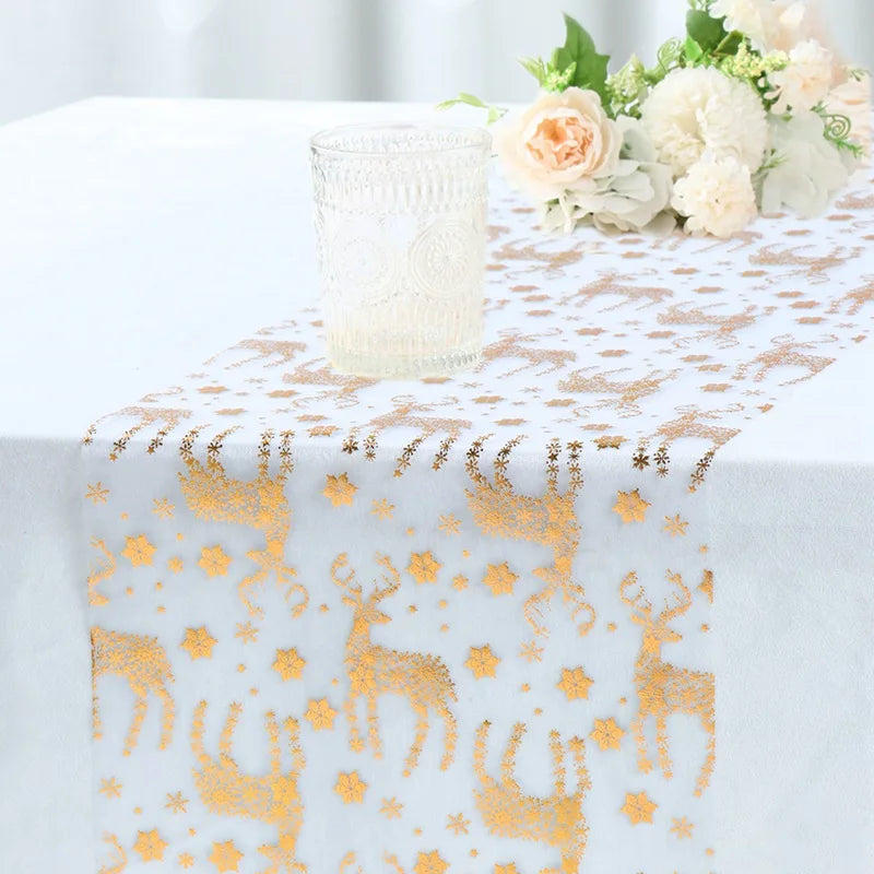 Golden Table Runner