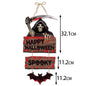 Horror Pumpkin Ghost Bat Hanging Pendent