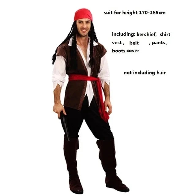 Pirate Pirates of the Caribbean Jack Sparrow Costume