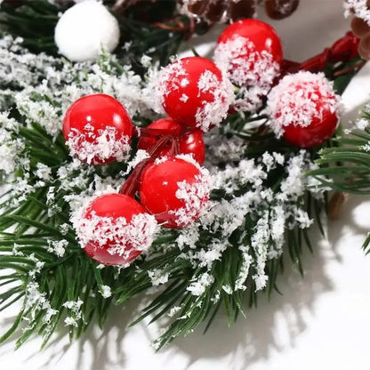 Artificial Pine Cones, Rope and Snowflakes