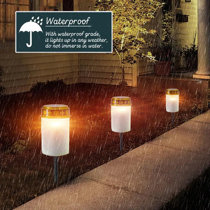 Solar Rainproof Flameless Grave Ritual Garden Lighting Halloween Decor