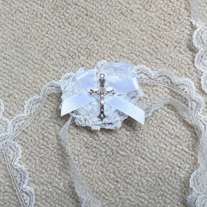 Halloween Punk Gothic Cross Eye Mask Cosplay