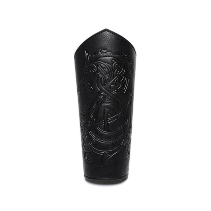 Medieval PU Leather Gauntlet Wristband