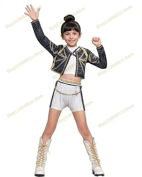 KPop Zoey Cosplay Costume Wig Shoes