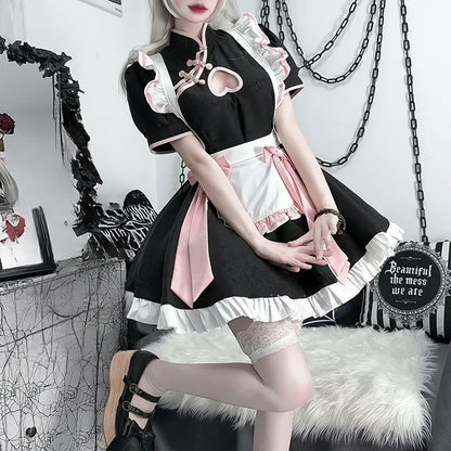 Chinese Style Maid Lolita Cosplay Costume