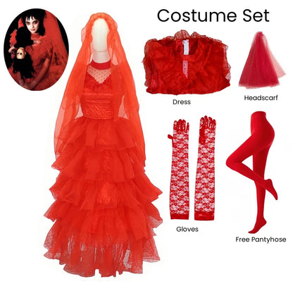 Beetle Bride Lydia Deetz Cosplay Costume