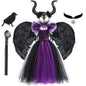 Maleficent Neck Dress Girls