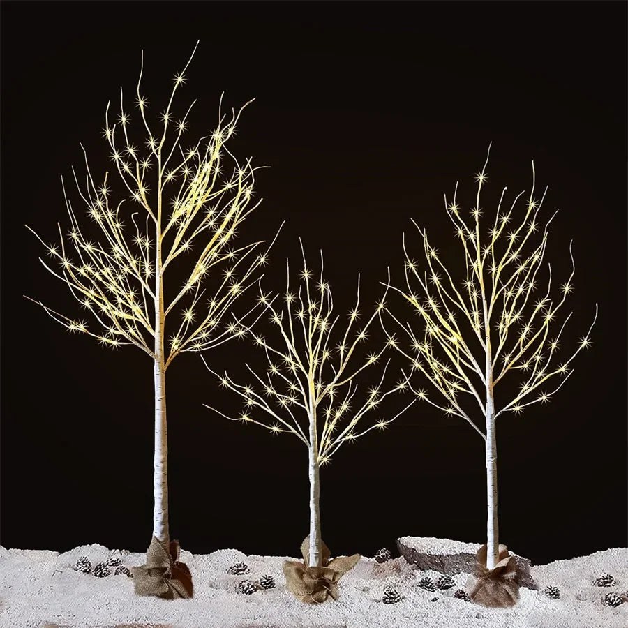 1.8M Lighted Birch Tree