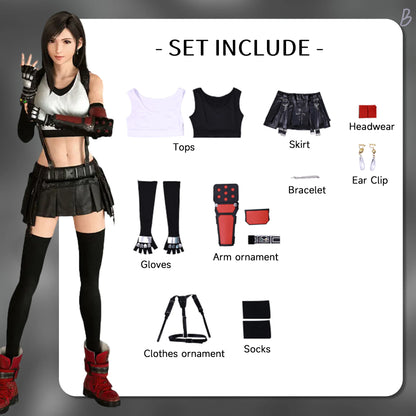 Tifa Lockhart Cosplay Costume