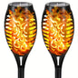 12LED Solar Flame Light Outdoor,Waterproof 12LEDs