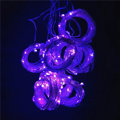 LED Curtain Fairy Lights 8 Lighting Modes Christmas Decoration