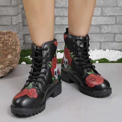 Women's Printed Short Boots Autumn/Winter