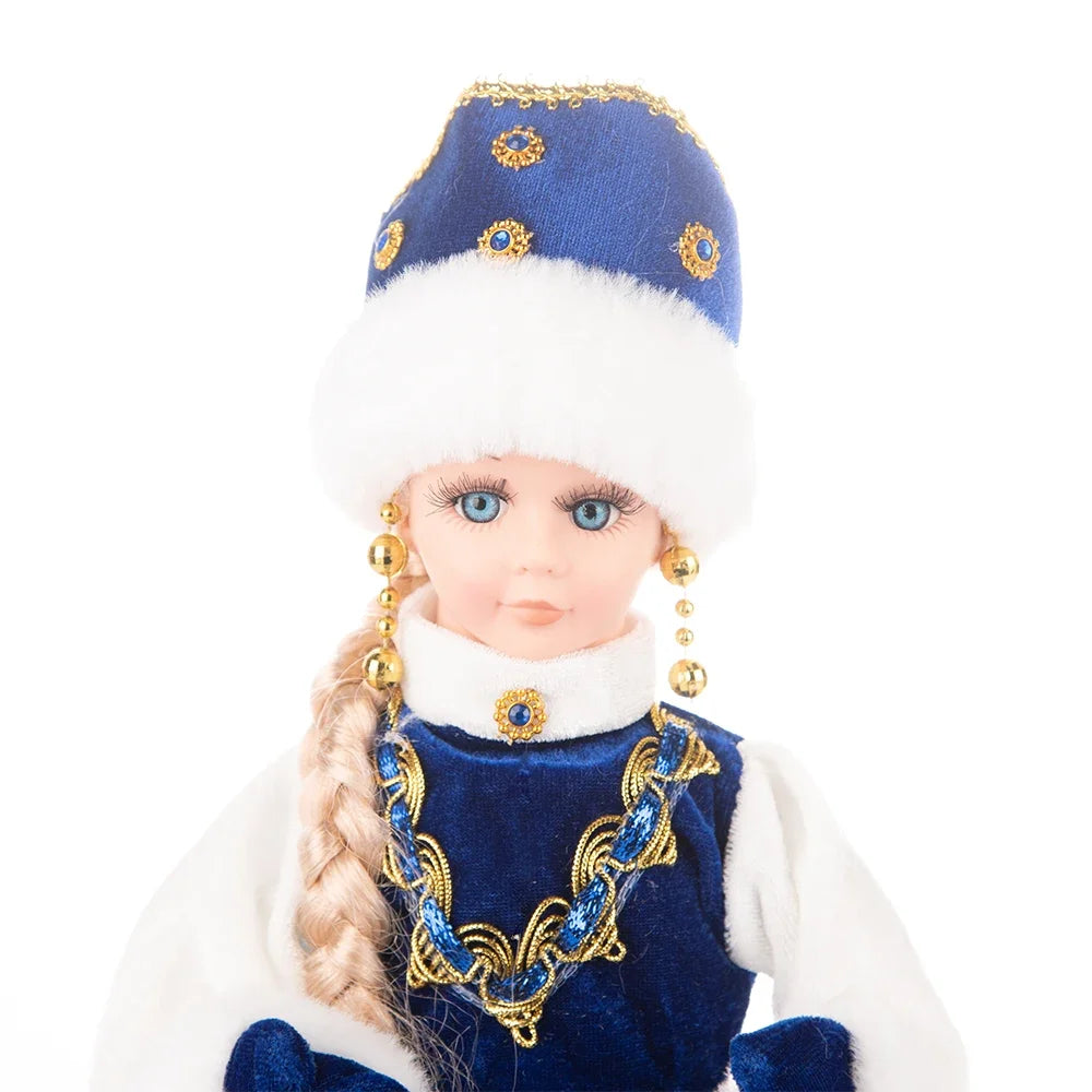 Santa Claus Boy Girl Russian Electric Music Doll