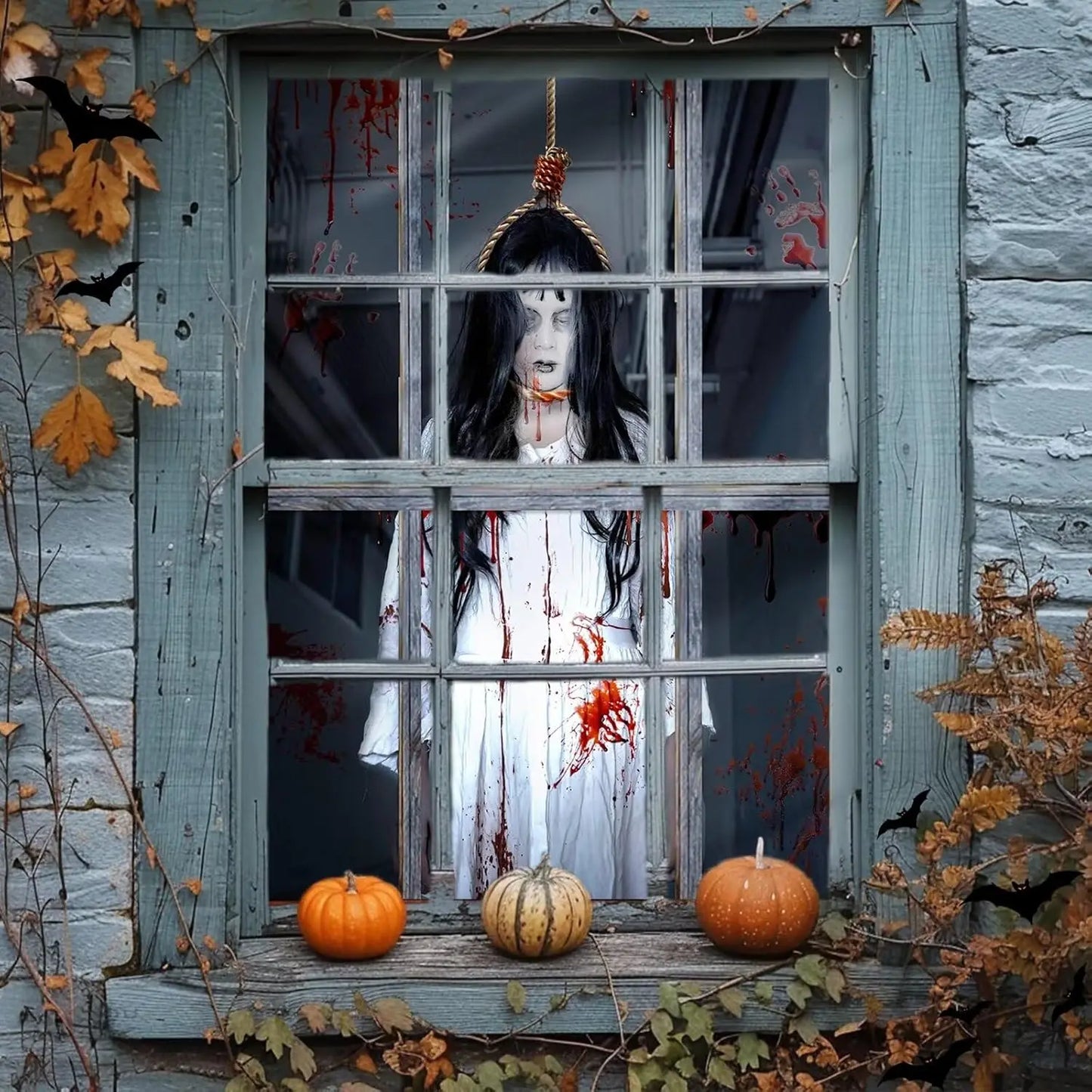 Halloween Window Cover Decorations