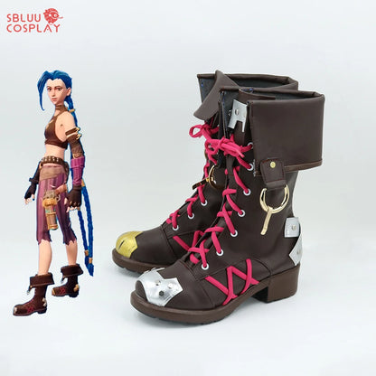SBluuCosplay LOL Arcane Jinx Cosplay Boots