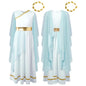 Girls Athena Costume Greek Princess Dress