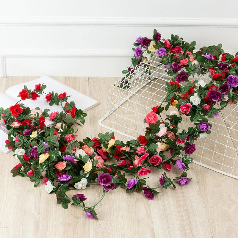 250CM Rose Artificial Flower Garland