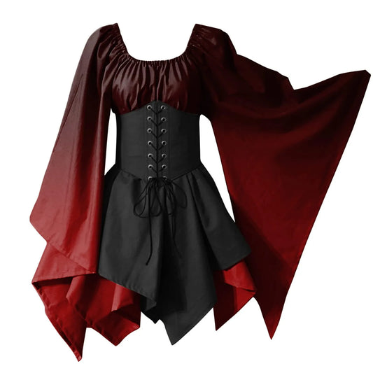 Victoria Medieval Vintage Fairy Elf Costume - Festivewarehouse™