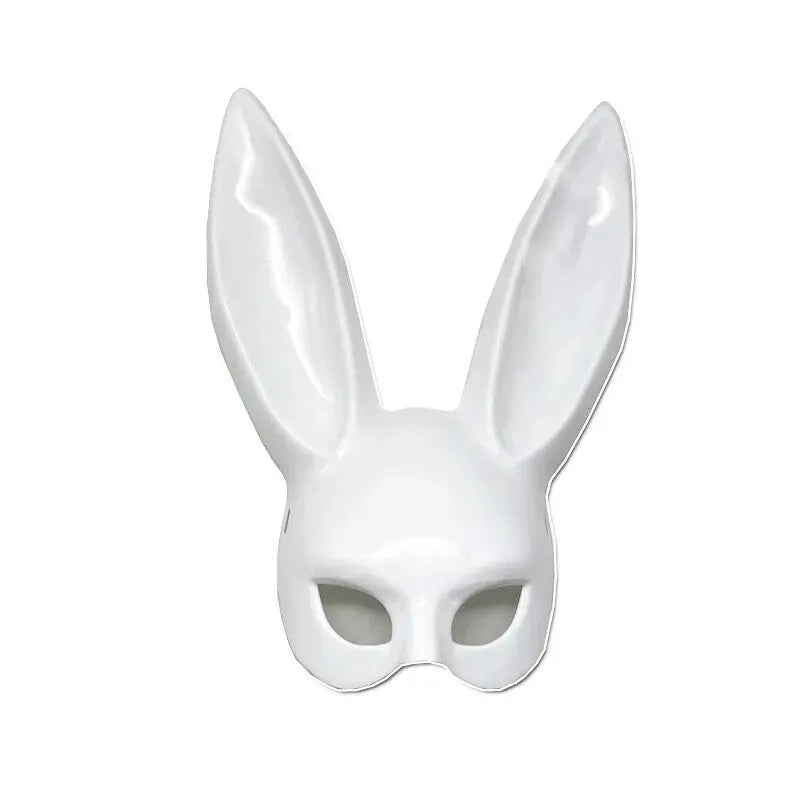 1pcs Black White Rabbit Mask