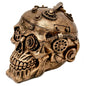 Sci-fi Human  Cranium Figurine Cyborg