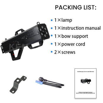 1500W LED Smoke Gun RGBW Handheld Fog Machine
