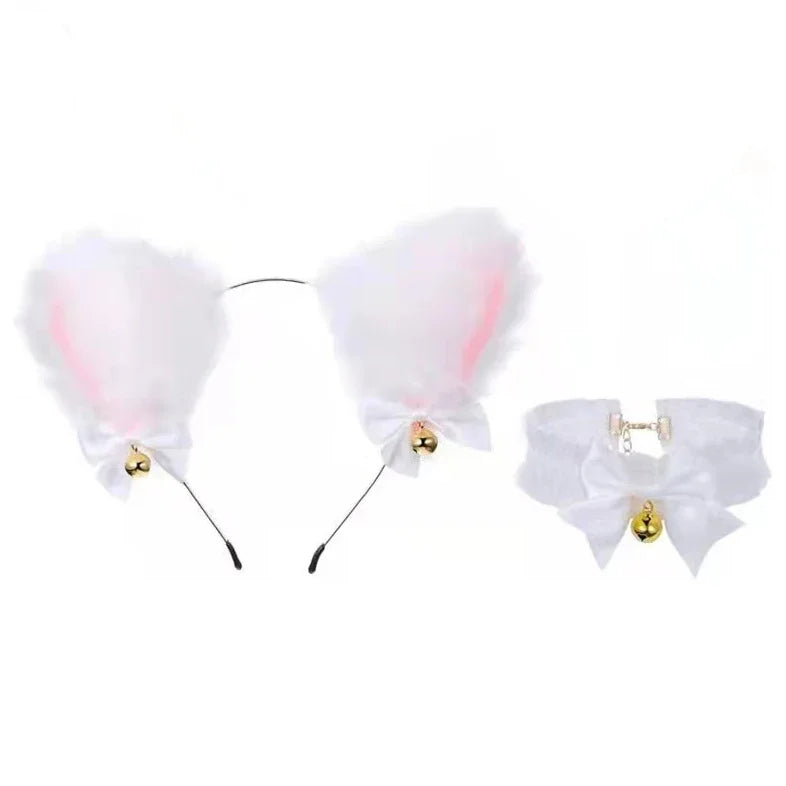 Beautiful Masquerade Halloween Cat Ears Cosplay