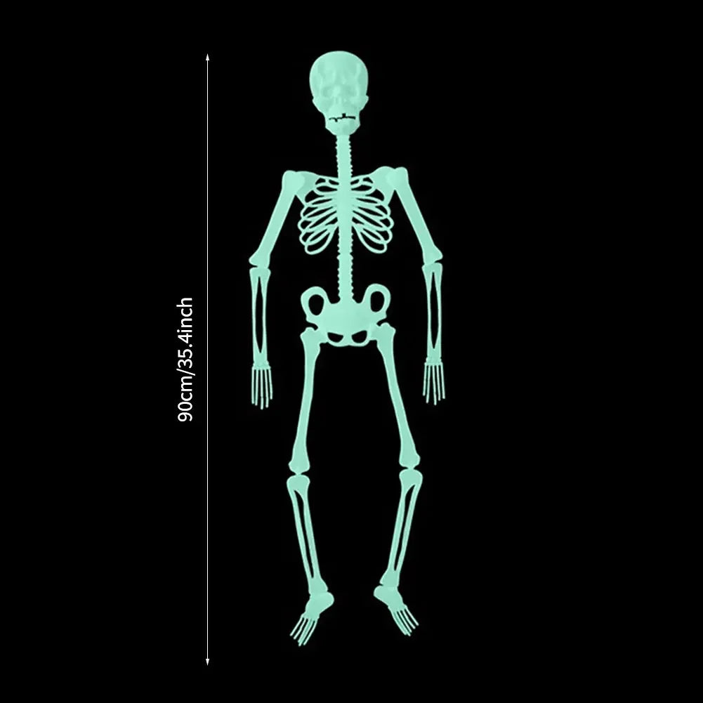 Scary Luminous Hanging Skeleton