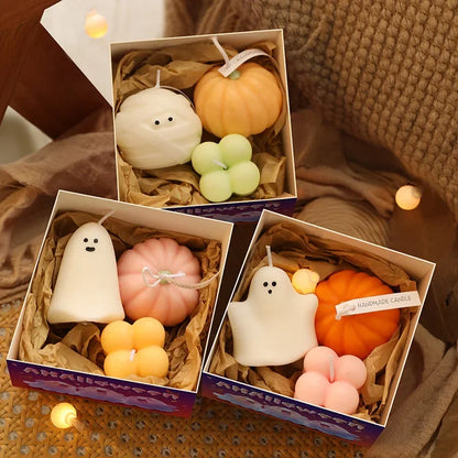 Halloween Ghost Pumpkin Aromathe Candles