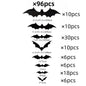 Halloween Bats 3D Wall Stickers