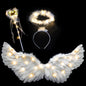 31.5" Angel wing halo and fairy wand